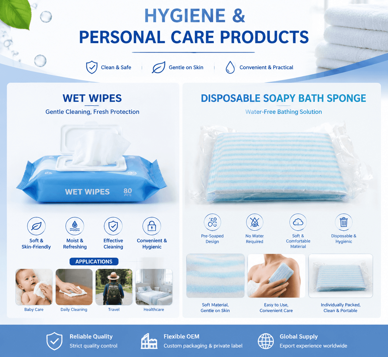 Comfortia hygiene and personal care products
