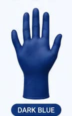 Dark Blue nitrile glove